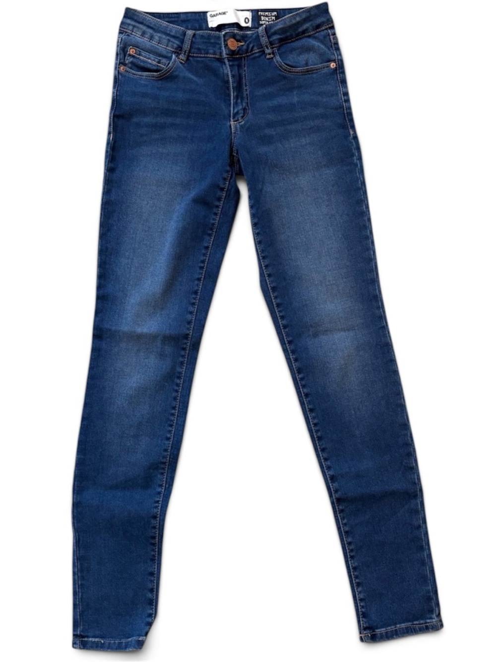 Garage High Waist Jeggings Size 0 Dark Wash Stretch Skinny Jeans